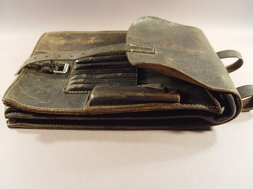143441: Wehrmacht Heer Kartentasche mit Einsatz, Hersteller 1940, J.H. Kofler - Bild 18 von 20