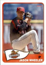 2016 Rochester Red Wings Choice #23 Jason Wheeler Torrance California CA Card