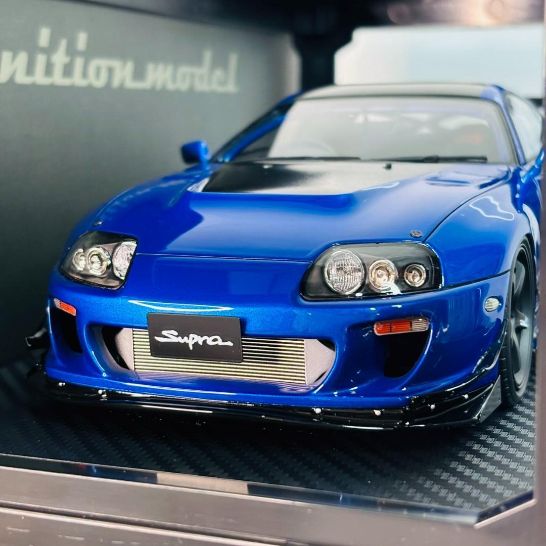 Ignition Model Toyota Supra (JZA80) RZ Blue RESIN MODEL IG1354 1