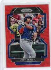 Jeff McNeil 2022 Panini Prizm Red Wave 71/99 Mets
