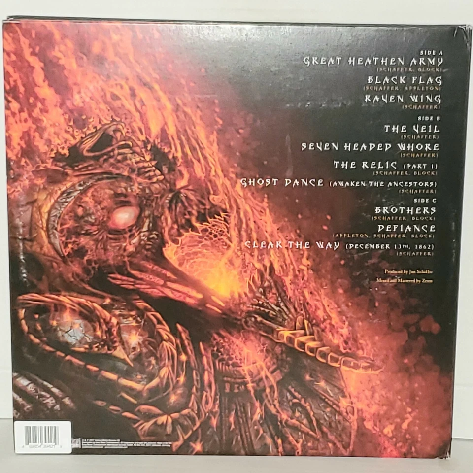 ICED EARTH Incorruptible 180 Gram Silver Vinyl 2LP VG+ 2017 Century Media  - Image 2 of 4