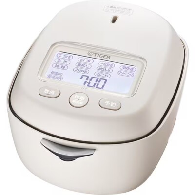 TIGER 炊飯器 JRX-060KS TIGER JRX-S060WS Donabe IH Rice Cooker 3.5 Cup 100V Mist White NEW
