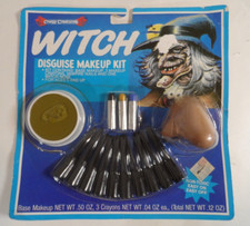 NEW - Vintage 1988 Creepy Creatures Witch Disguise Makeup Kit