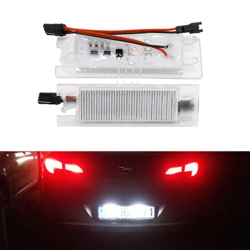 Direct Fit Led Number License Plate Lamp Light Bulb For Opel Corsa C D