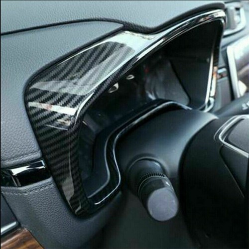 Console Dash Panel Frame Trim Cover ABS Carbon Fiber For Honda CRV 2017-2021 - Picture 4 of 5