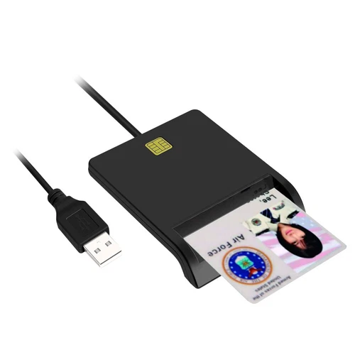 USB Chipkartenleser Kartenleser Personalausweis Lesegerät Smart Card Reader - Bild 15 von 21