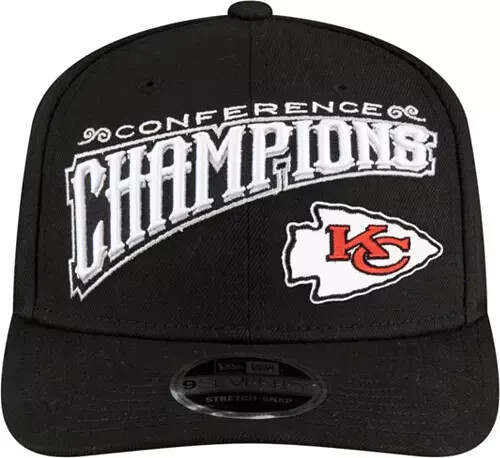 Kansas City Chiefs New Era 2024 AFC Champions Locker Room 9SEVENTY Stretch Snap - Bild 4 von 4