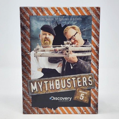 Mythbusters Season 5 - 6 DVDs Discovery Channel 2008 31 Episodes Very Good - Picture 2 of 16