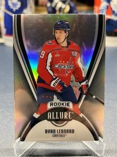 2025-26 UD Allure Black Rainbow #101 RYAN LEONARD Rookie Washington Capitals RC