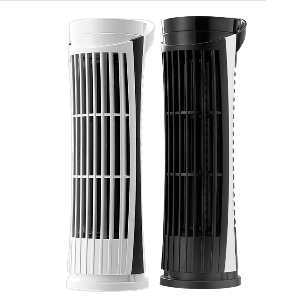 Small Tower Fan Adjustable Cooling Fan 10 Inch Quiet Floor Fan With 2 Speeds - Image 2 of 4