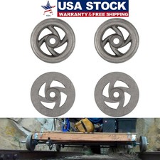 7 1/4 Diameter Mining Ore Cast Iron Ore Cart Wheels for LG Model Mine Car Mining