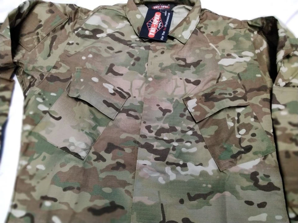 TRU-SPEC NYCO RIpstop Multicam BDU Shirt 2 Pocket W/Sleeve Pockets - Image 2 of 4