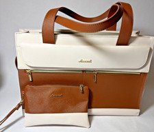 Lovevook Laptop Tote Bag for Women Leather Work Bag Business Teacher