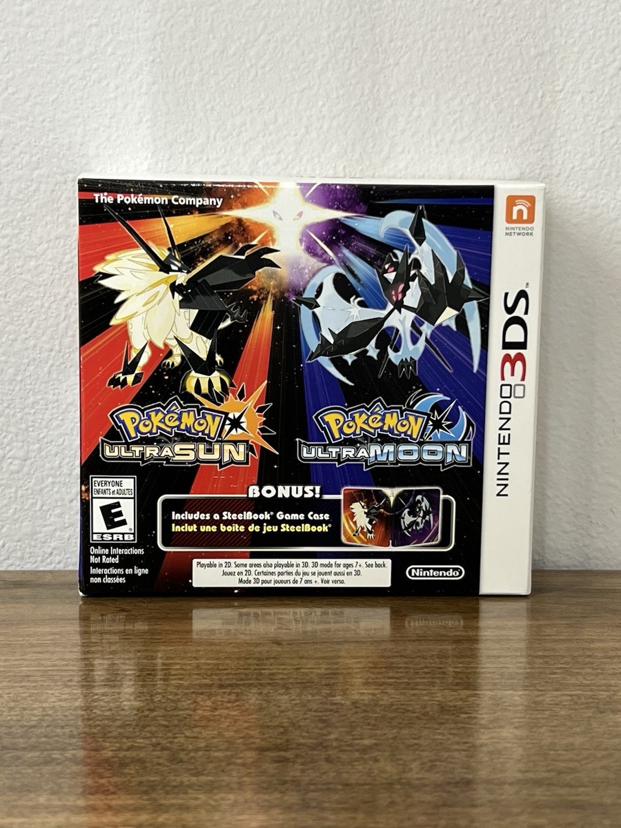 Pokémon Ultra Sun/Pokémon Ultra Moon SteelBook Dual Pack Amazon