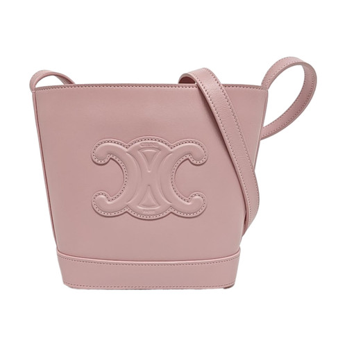 CELINE TRIOMPHE CLASSIC Crossbody bags Leather Pink Free Shipping | Duties Paid