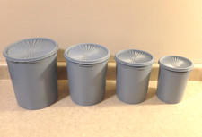 Vintage Tupperware 4 PC Nesting Canister Set ...