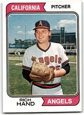 1974 Topps #571 Rich Hand California Angels