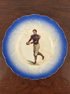 Piatto ricordo antico Christy University of Pennsylvania Quakers Penn Football