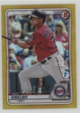 2020 Bowman 1st Edition Gold Foil 32/50 Alex Kirilloff #BFE-80 0s5s