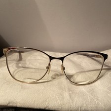 Escada Eyeglasses, Frames Only, VESB43K Col 0300 Gold, 54-15-140, Metal
