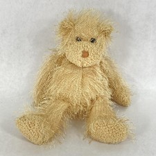 2002 Ty Punkies Collection Frizzy Beige Bear With Hang Tag