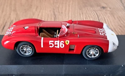 FERRARI 860 MONZA SPIDER N°556 "Mille Miglia 1956" 1/43 BEST 9053 - Photo 1/4