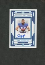 Cam Skattebo 2025 National Treasures Field Pass RC Rookie Auto PLATINUM 1/1