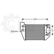 Ladeluftkühler Audi A4 Avant 8E5 B6 8E2 1.8 T quattro 209x193