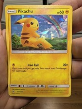Pikachu 28/73 Shining Legends Cracked Ice Holo Rare Pokemon Card Lp/Mp on eBay