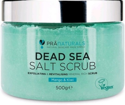 PraNaturals - Revitalisierendes Totes Meer Körperpeeling 500g - Bio Peelingsalz
