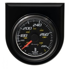 Equus Gauges E6242 Water Temperature Gauge - Black Equus Gauges E6242 Water Temperature Gauge - Black