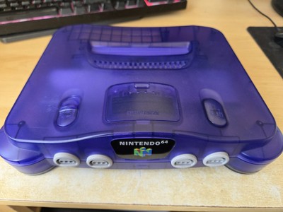 Offizielle Nintendo 64 Konsole N64 - Funtastic Grape Purple PAL [getestet funktioniert]