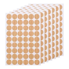 7 PCS Self-Adhesive Screw Hole Sticker 0.83" Wood Screw Hole Cover