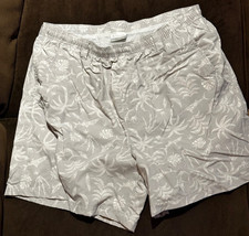 Columbia Men's Summerdry Short, Tan Palm Trees, Large