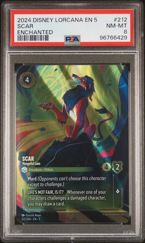Scar - Vengeful Lion graded PSA 8 for sale on eBay