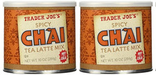2X Pack Trader Joe's Spicy Chai Tea Latte Mix 10 oz Each Pack