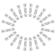 Ceramic Cartridge Fuses 0.5A 500V 6x30mm Fast Blow for Energy Saving Lamp 20pcs
