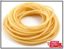 33FT Latex Rubber Tubing, 1/4" OD, 3/16" ID Surgical Tube for Home, Lab, Hospita