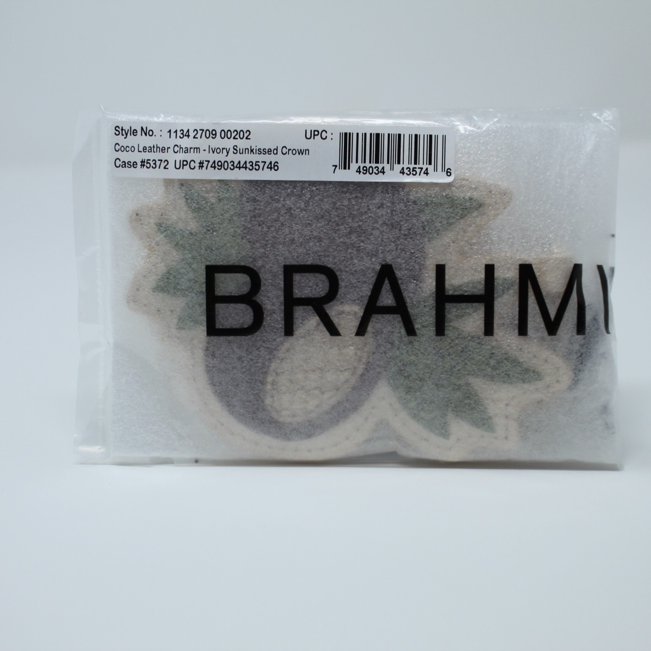 NWT Brahmin COCO MICHELE Charm Ivory Sunkissed Crown Tassel SOLD OUT image 3