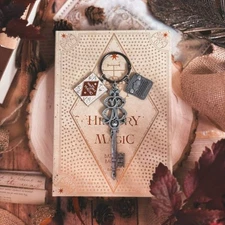 Wizarding Trunk Towns Villages Bathilda Bagshot Magical Historian's Key Replica