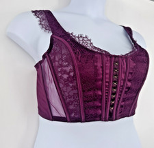 Victoria's Secret NWT Purple Lace Fairy corset whimsigoth witchy renaissance