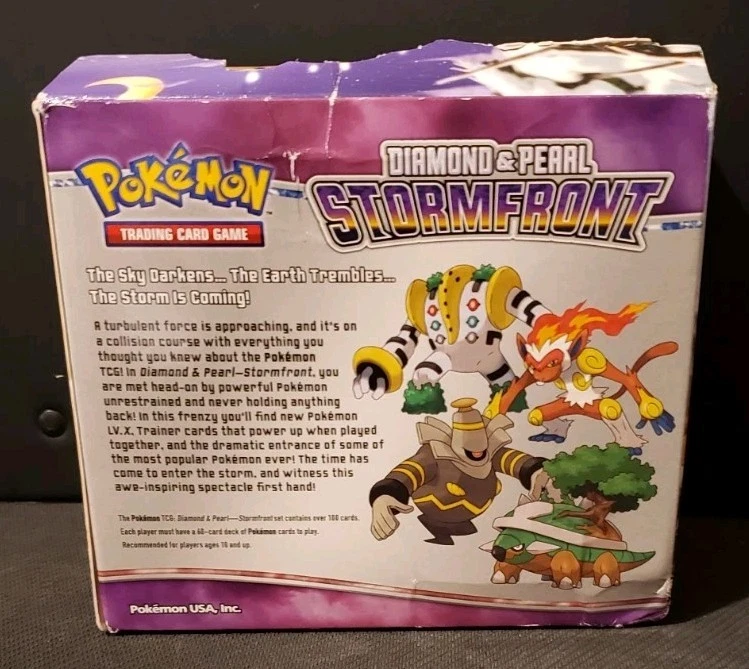 *空* POKEMON 钻石和珍珠 STORMFRONT BOOSTER 盒子 — 第 4/4 张图片