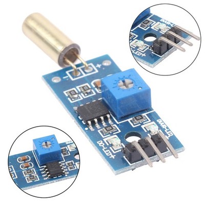 1Pc Gold SW-520D Angle Sensor Module   Switch Tilt Sensor Module #zb