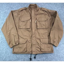 Woolrich Elite Series Tactical Mens Tan Algerian Jacket sz L (15610)