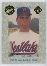 1990 Classic Draft Picks Box Set Mike Lieberthal #3 10ou