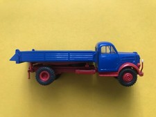 Brekina 1:87 Borgward Kipper blau - unbedruckt/ neutral - OVP