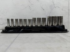 Snap-On 212SFSMY 12pc 3/8" 6-Point Metric Deep Socket Set (8-19mm) (A1G008622)