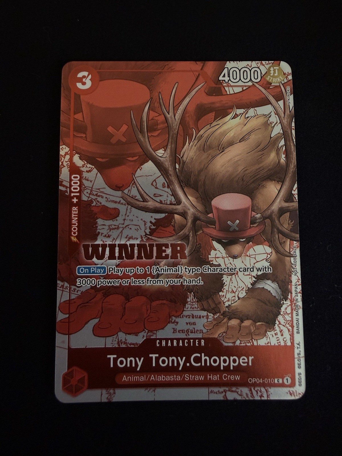 Tony Tony Chopper OP04-010 Winner Pack 2024 Promotion Card - ONE PIECE