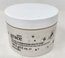 PHILOSOPHY  PURE GRACE SALT BODY SCRUB  12 OZ new