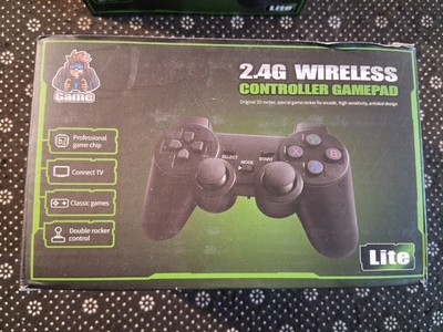 Wireless Controller Video Game Set 2.4G Gamepad 4K Ultra HD Game Stick 2 Players